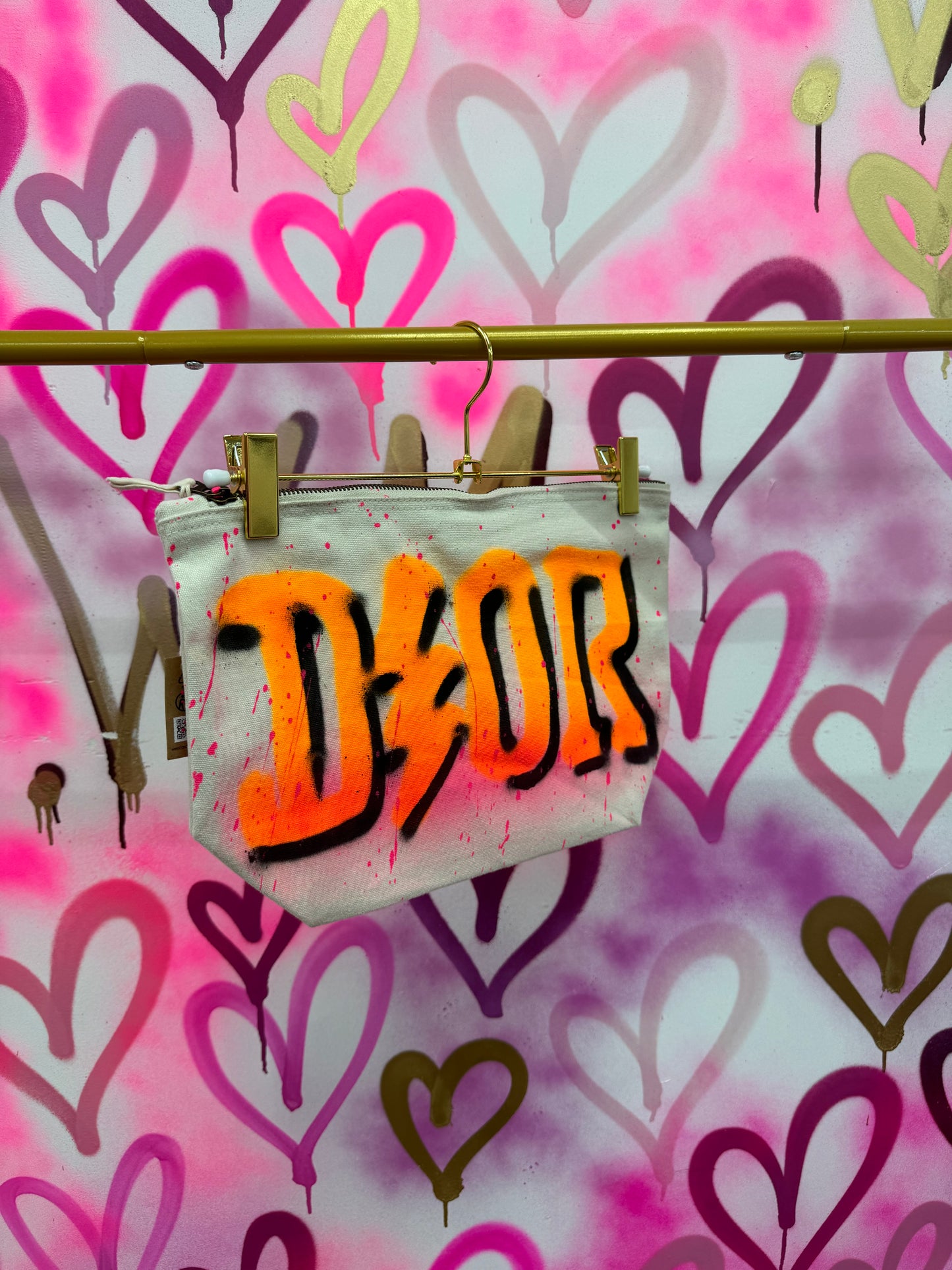Dion “Neon Pink & Orange” - Pouch