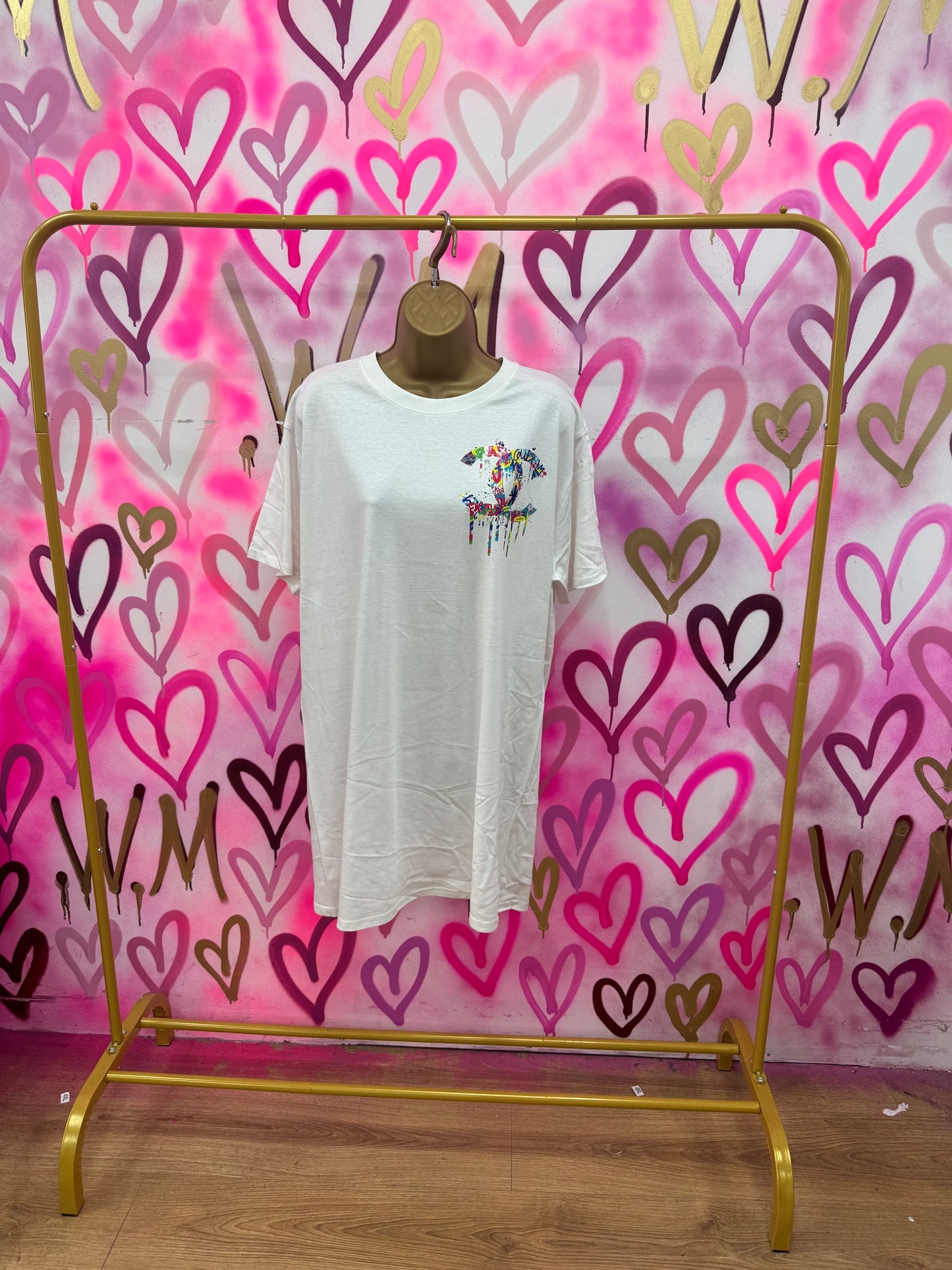Drip City “Multicoloured” White T-Shirt