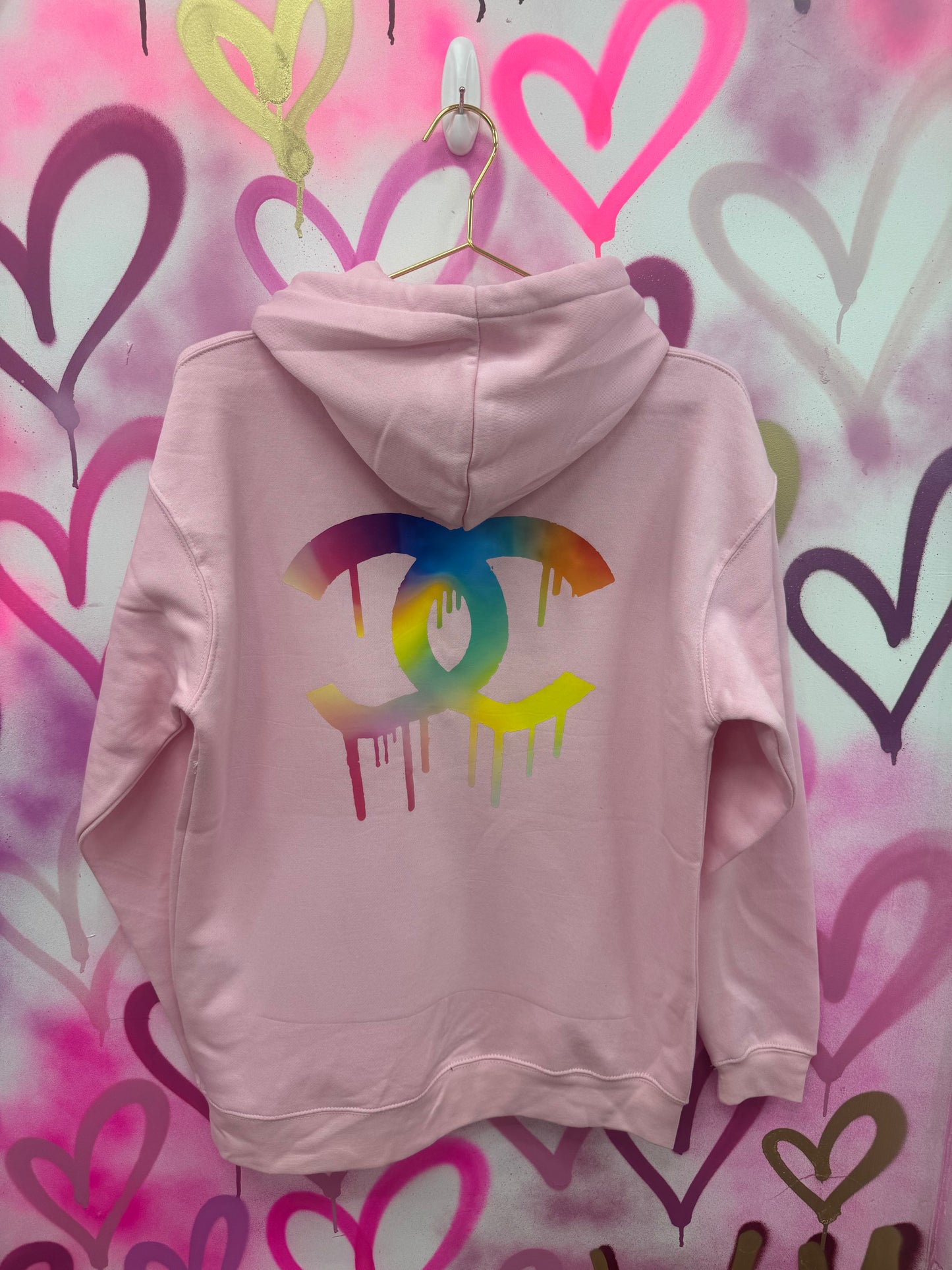 Drip City “Rainbow Gradient” - Pink Hoodie