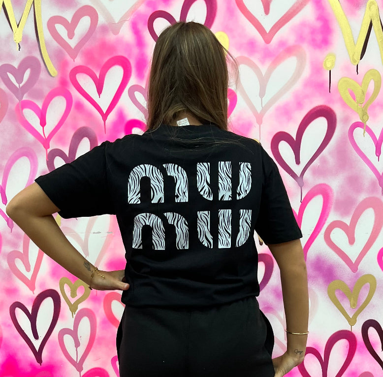 MW “Zebra” Black T-Shirt