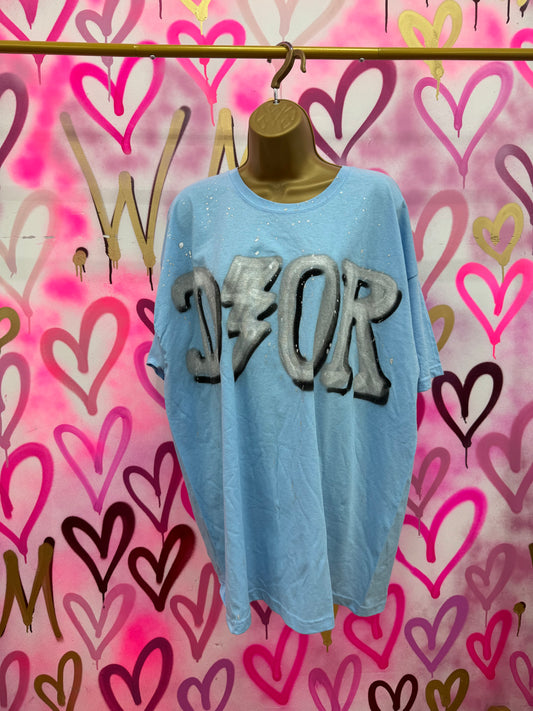 Dion “Silver & Black” - Blue T-Shirt