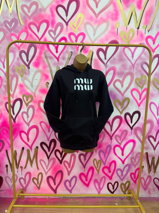 MW “Zebra” Black Hoodie