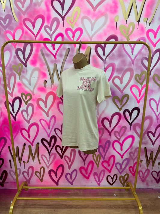 CiCi “Pink Hearts” Stone T-Shirt