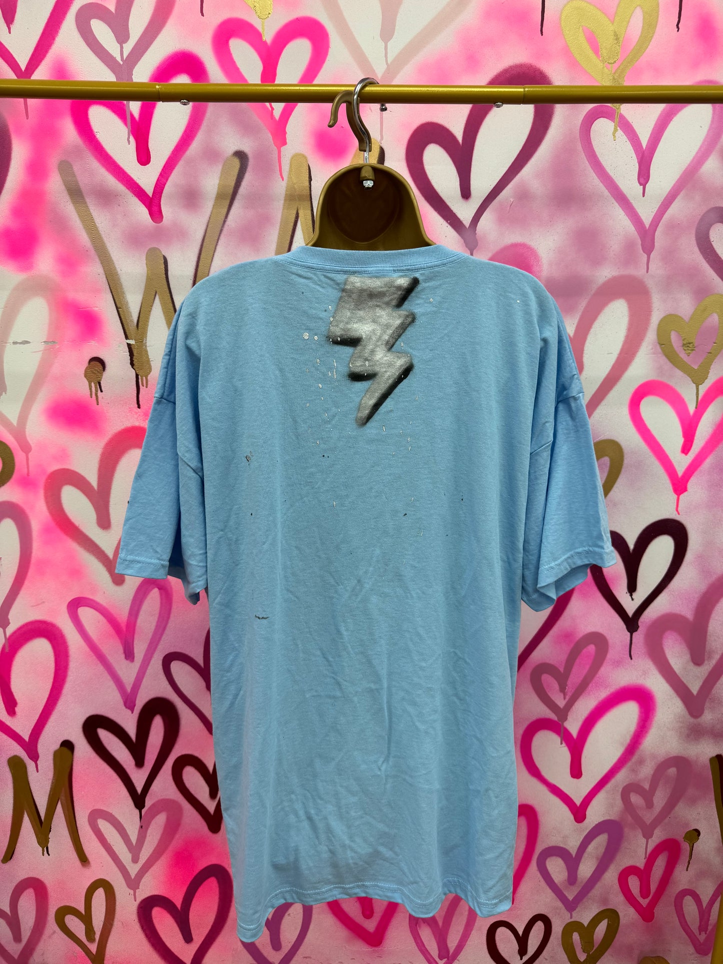 Dion “Silver & Black” - Blue T-Shirt