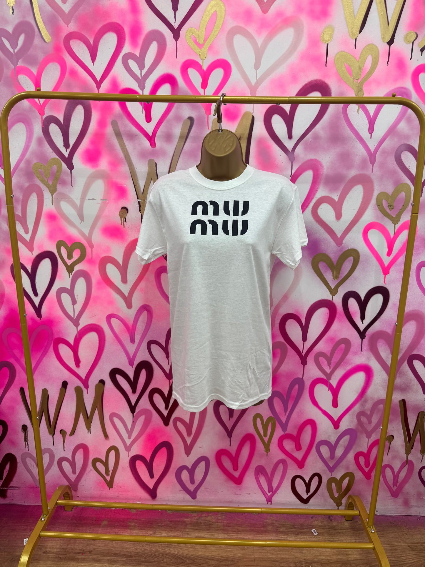 MW “Black” White T-Shirt