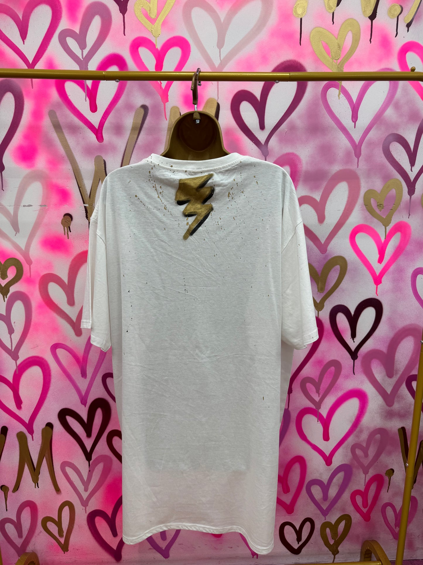 Dion “Black & Gold” - White T-Shirt