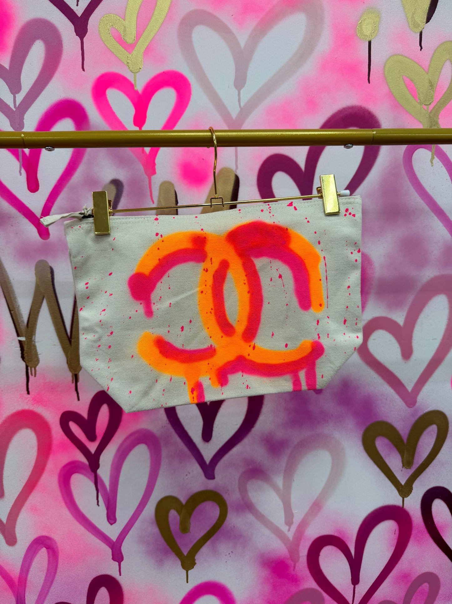 Drip City “Neon Pink & Orange” - Pouch