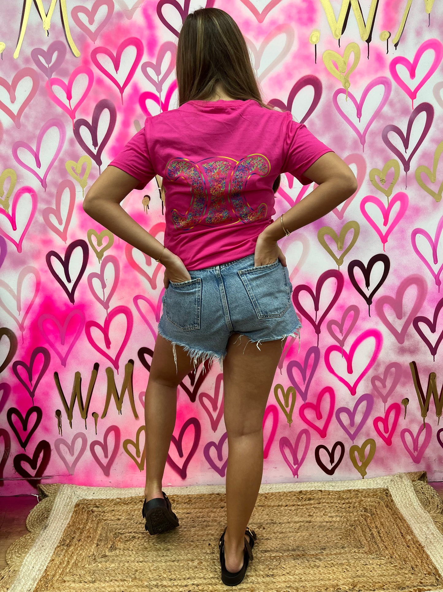 CiCi “Rainbow Hearts” Pink T-Shirt