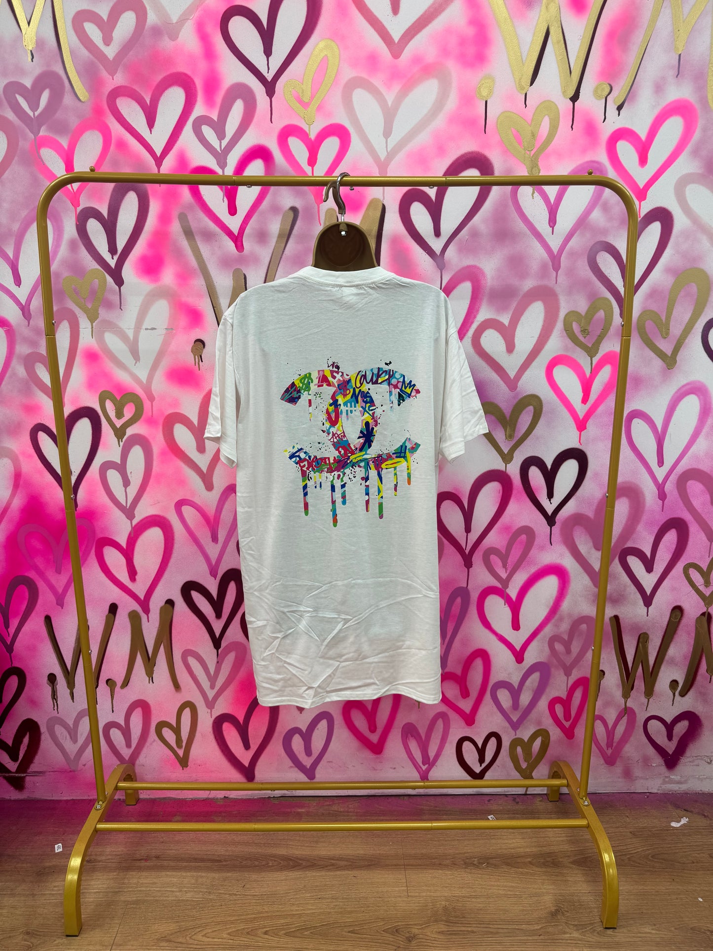 Drip City “Multicoloured” White T-Shirt