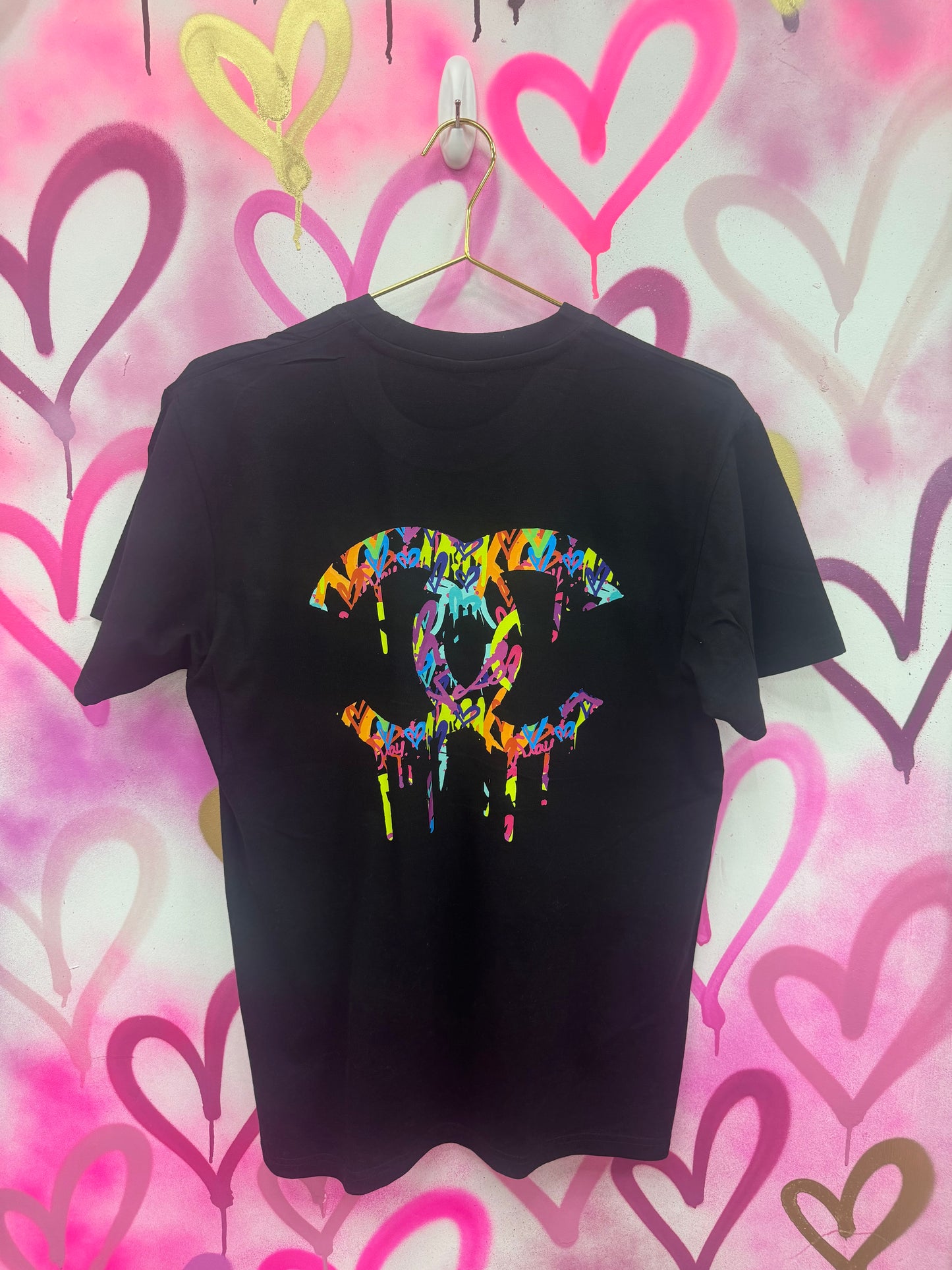 Drip City “Rainbow Collage” - Black T-Shirt