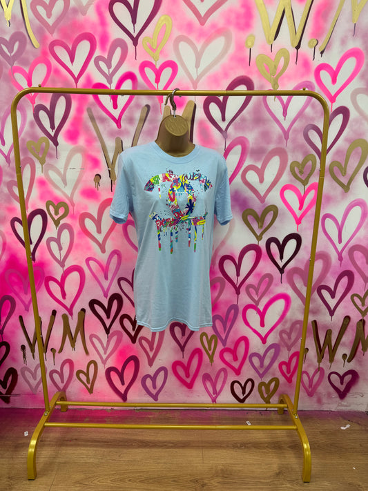 Drip City “Multicoloured” Blue T-Shirt