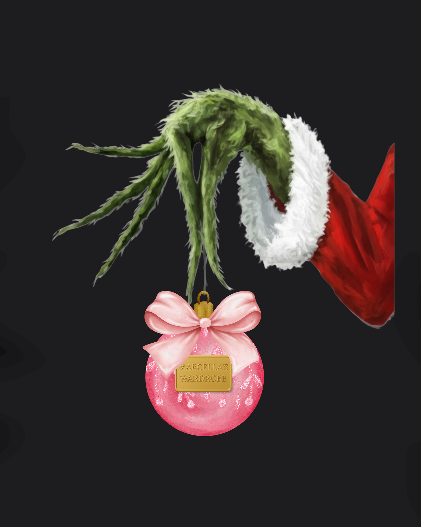 MW x Grinch - Pink Bow Bauble