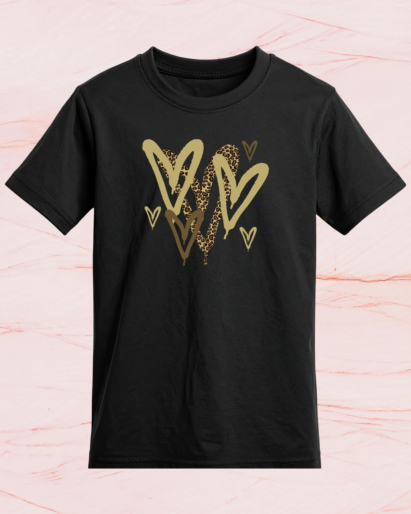 MW Leopard Hearts - Print T-shirt