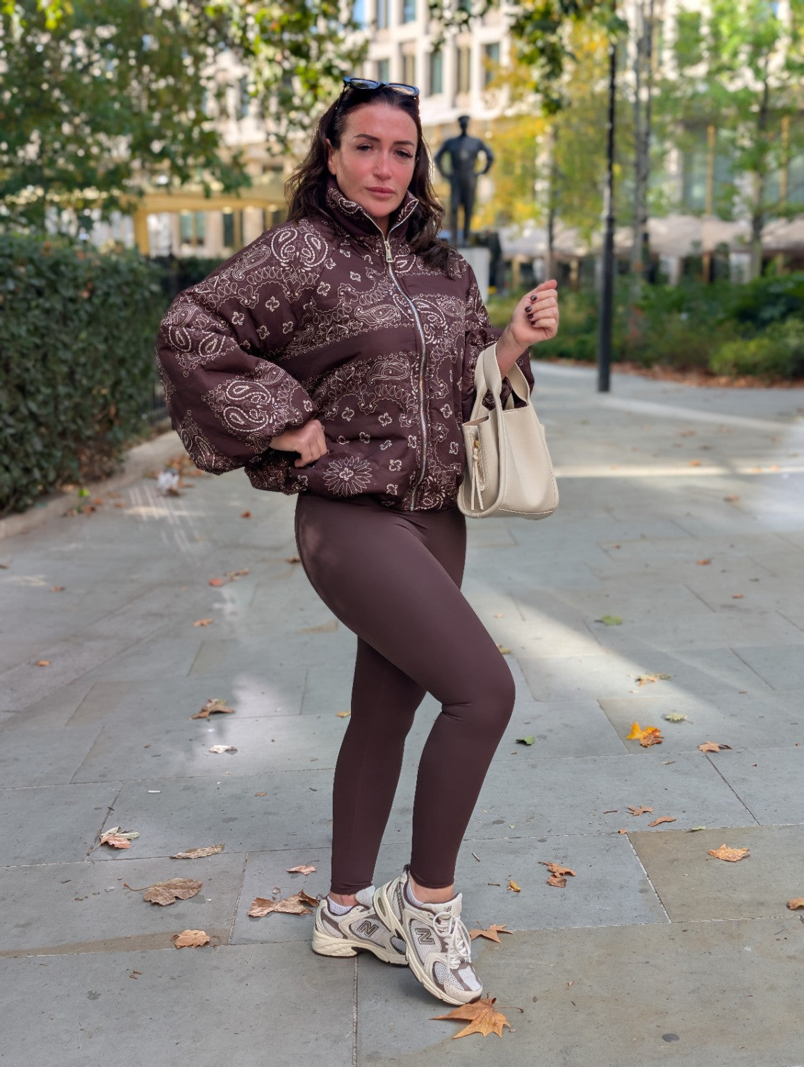 The Paisley Print Puffer Jacket