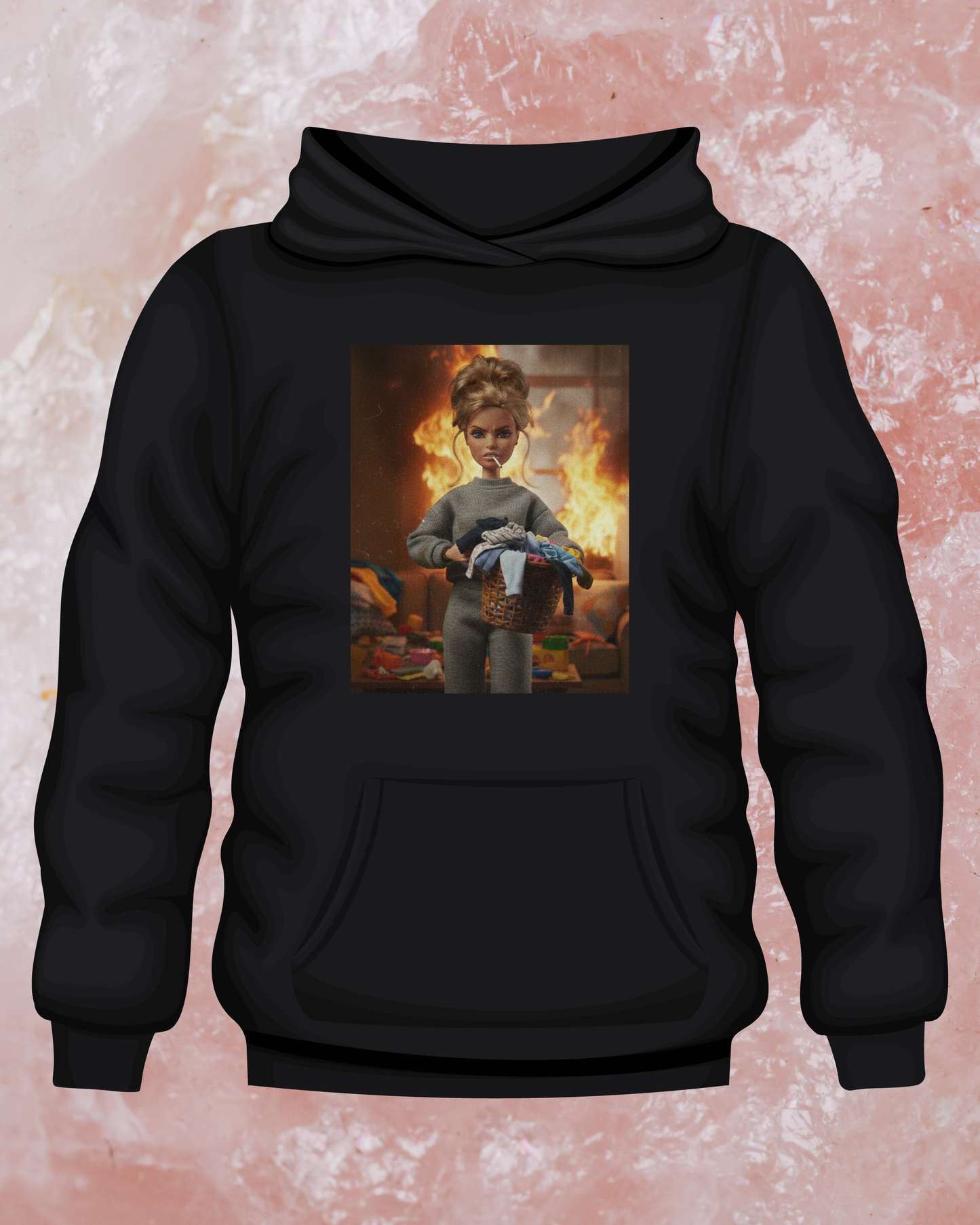 "Tired Mum Marcie" - Available in White or Black Hoodie