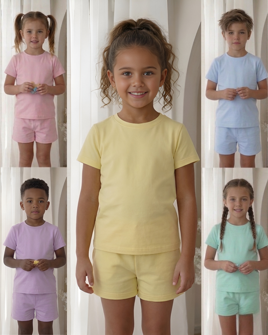 (Pre Order) Kids T-shirt Shorts Sets