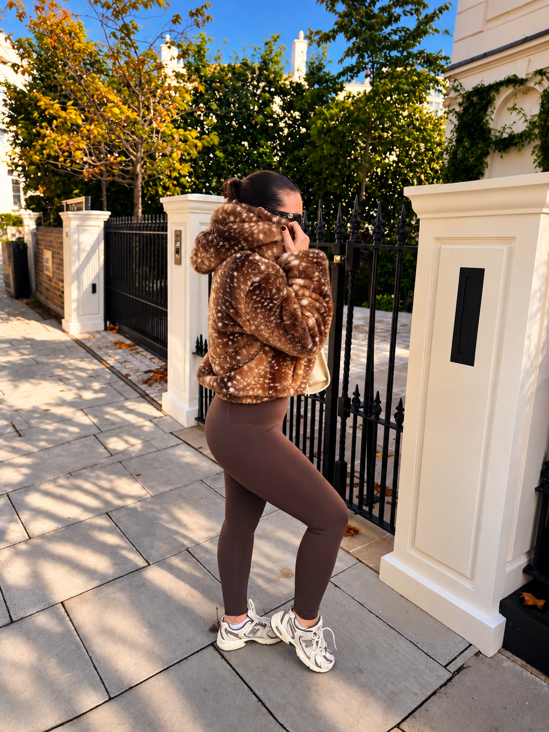 Bambi Faux Fur Hooded Jacket