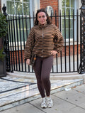 The Stripe Zip-Up Fleece Jacket