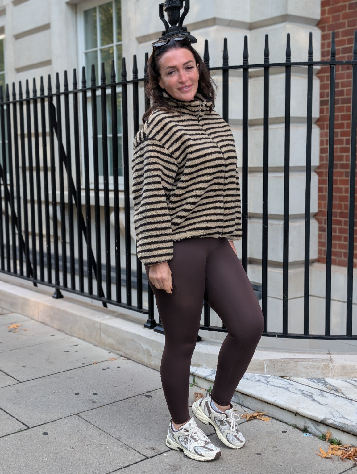 The Stripe Zip-Up Fleece Jacket