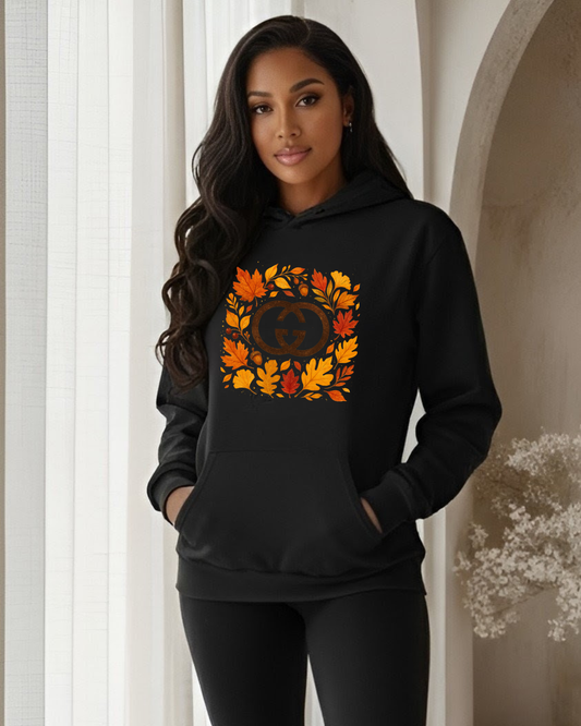 Autumnal "GiGi" - Black Hoodie