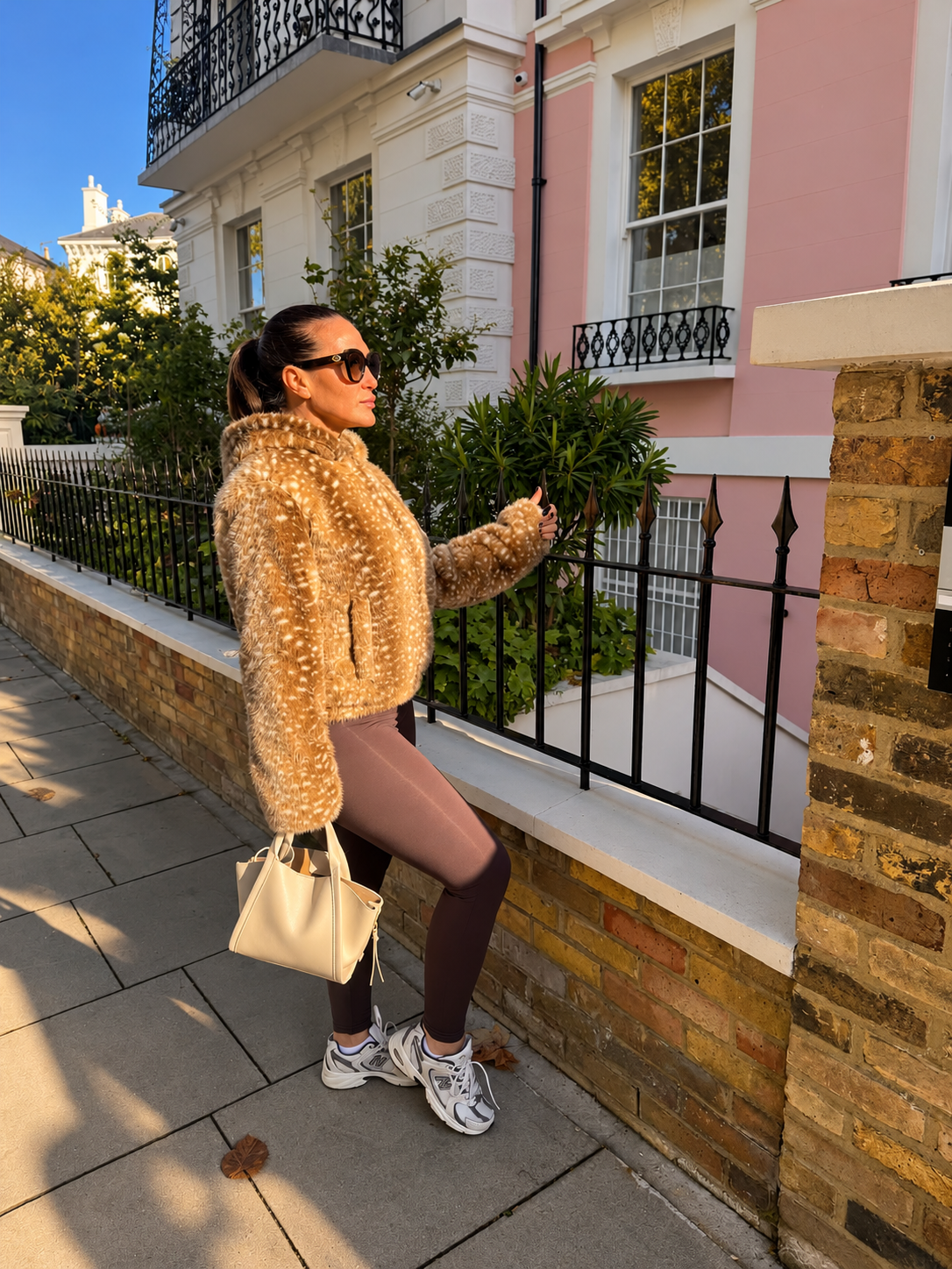 Bambi Faux Fur Hooded Jacket