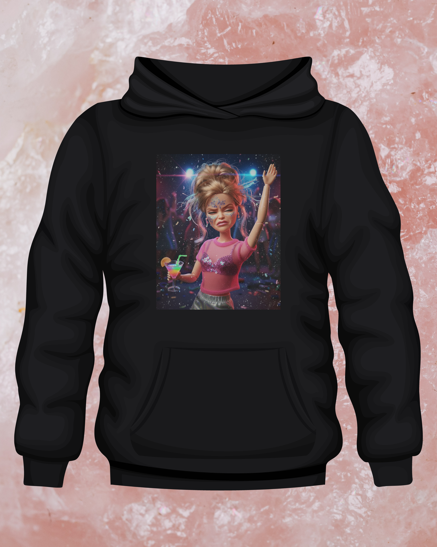 "Party Marcie" - Available in White or Black Hoodie