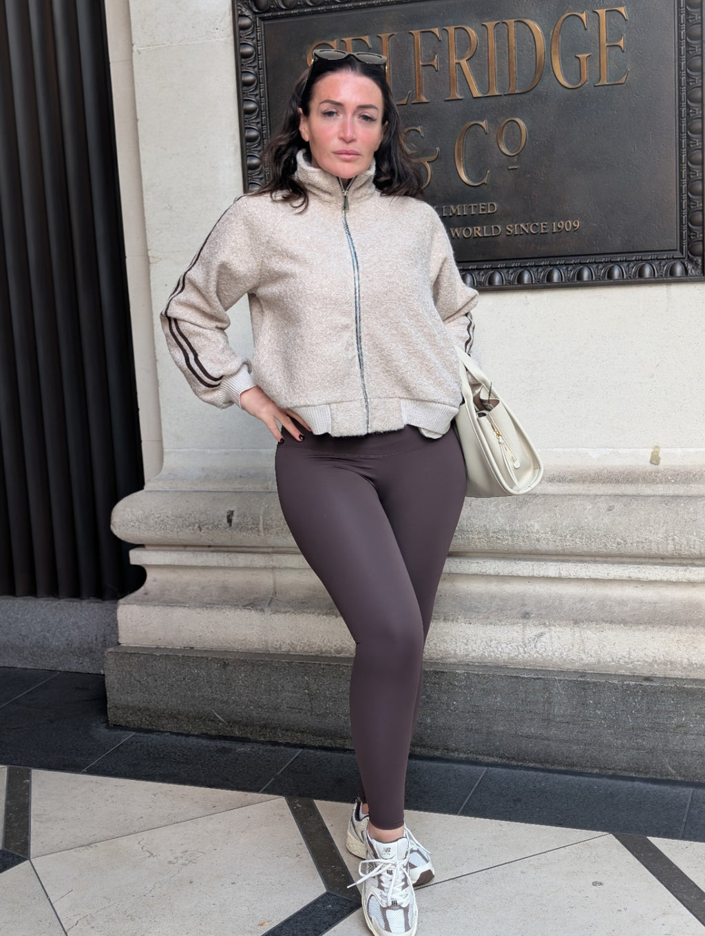 The Sport Luxe Teddy Zip-Up Jacket