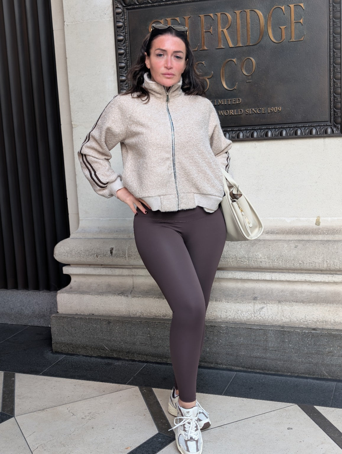 The Sport Luxe Teddy Zip-Up Jacket